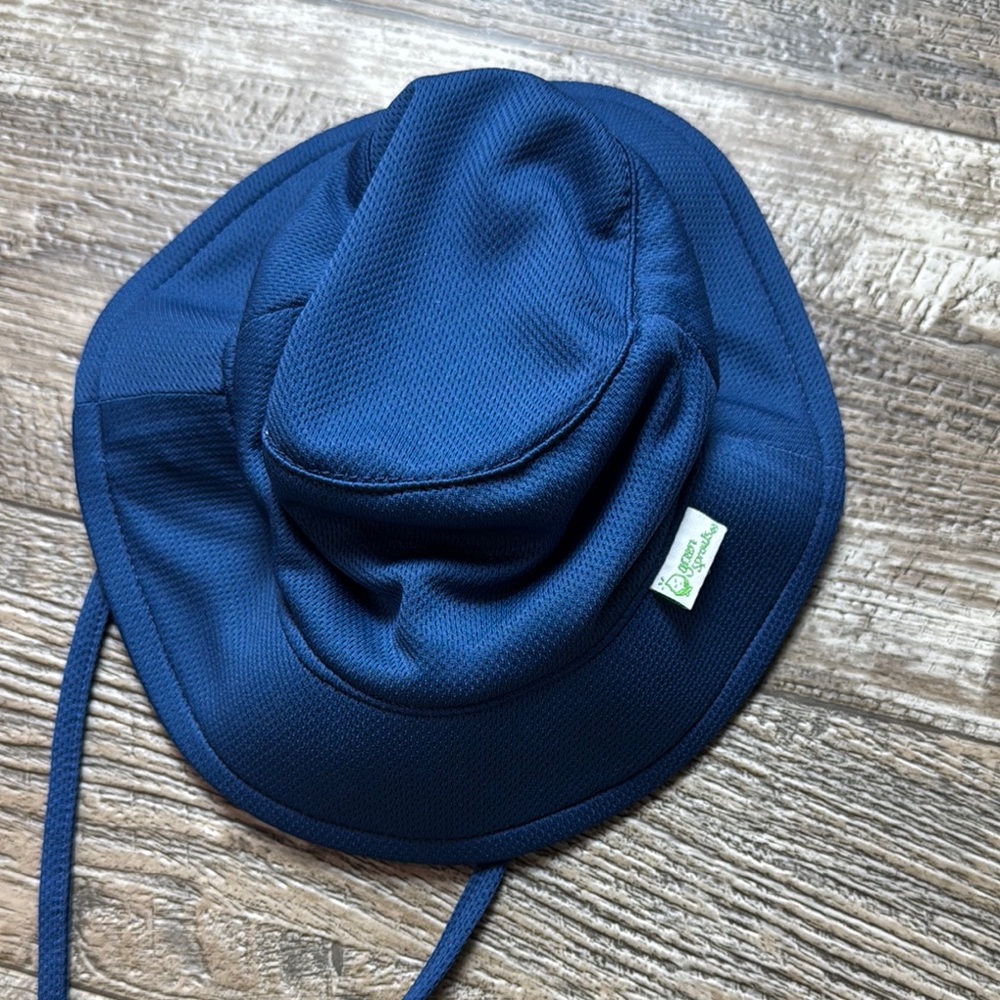 Navy Blue Kids Sun Hat